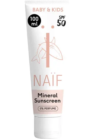 NAÏF Zonnebrandcrème 0% parfum voor baby & kids factor 50