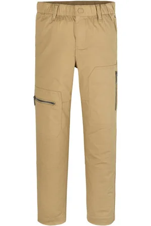 Tommy Hilfiger Broek Groen Jongens Katoen Effen