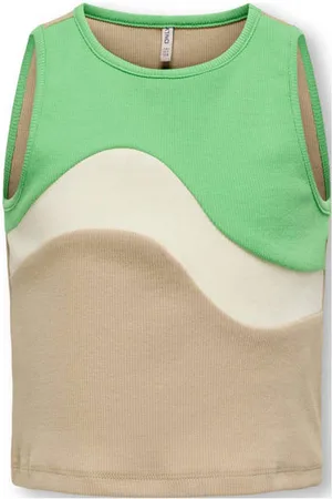ONLY KIDS GIRL top KOGGRY Meisjes Stretchkatoen Ronde hals