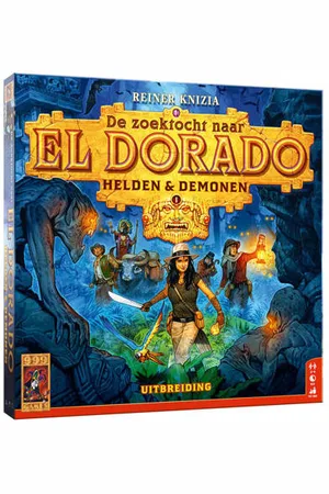 999 Games De Zoektocht naar El Dorado: Helden & Demonen uitbreidingsspel