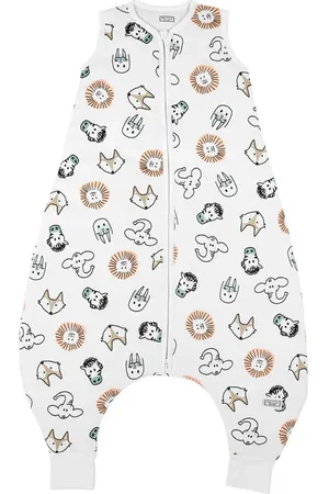 Meyco Gevoerde baby slaapzak jumper Animal Babyslaapzak Multi 80 cm