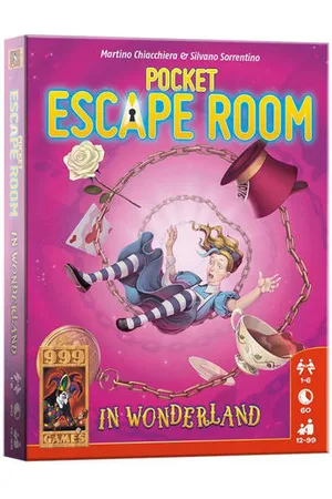 999 Games Pocket Escape Room: In Wonderland Kaartspel