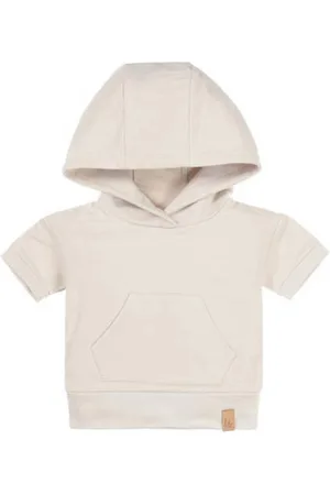 Babystyling Hoodie met korte mouwen Trui Jongens Stretchkatoen Capuchon
