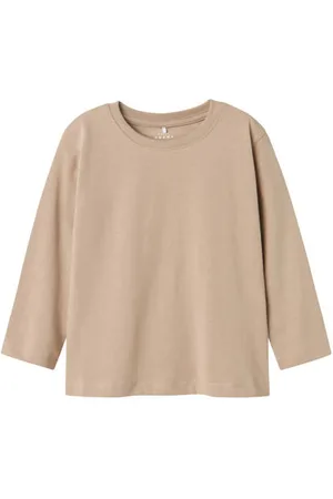 NAME IT MINI longsleeve NMMVOBBO Jongens Katoen Ronde hals Effen
