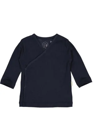 LEVV Longsleeve LNEVINNOS met overslag Jongens Stretchkatoen Ronde hals