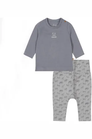 Dirkje Broek + longsleeve Shirt + broek Jongens Stretchkatoen Ronde hals