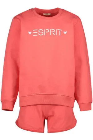ESPRIT Sweater + short Shirt + broek Logo