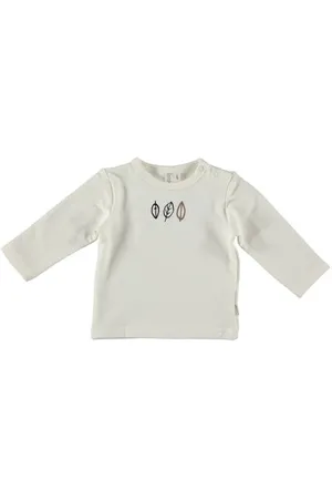 Bess Baby longsleeve met printopdruk Jongens/Meisjes Stretchkatoen Ronde hals