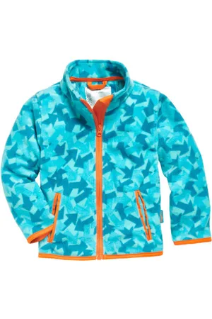 Playshoes Fleece vest met all over print Jongens Polyester Opstaande kraag