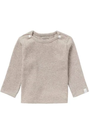 Noppies Baby baby gemÃªleerde ribgebreide longsleeve Natal met katoen Bruin