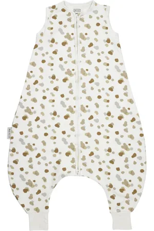 Meyco Baby zomer slaapoverall jumper Stains sand Babyslaapzak Beige All over print 80
