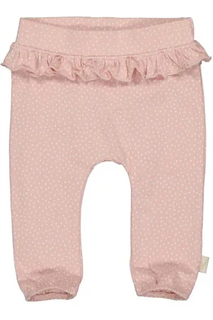 LEVV Baby regular fit broek LNAIKINOS met stippen Meisjes Stretchkatoen