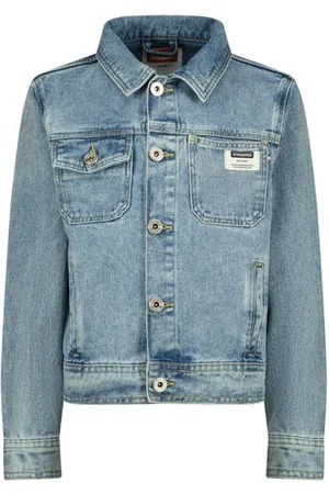 Vingino Spijkerjas Blauw Jongens Denim Klassieke kraag Effen