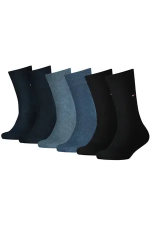 Tommy Hilfiger Sokken set van 6 blauw Jongens/Meisjes Katoen Effen