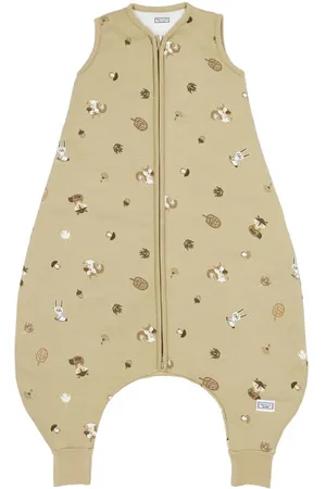 Meyco Babyslaapzak jumper Forest Animals Bruin Dierenprint 80 cm