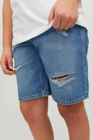 JACK & JONES JUNIOR short JJICHRIS Korte broek Blauw Jongens Katoen