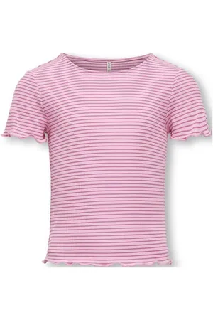ONLY KIDS GIRL gestreept ribgebreid T