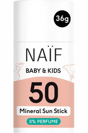 NAÏF Baby & Kids 0% parfum minerale zonnebrand stick factor 50