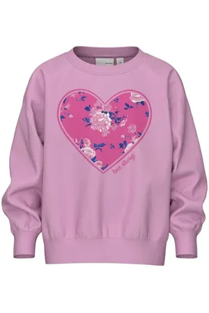 NAME IT MINI sweater NMFVILOUI met printopdruk Printopdruk