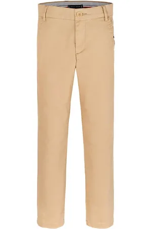 Tommy Hilfiger Broek Groen Jongens Katoen Effen