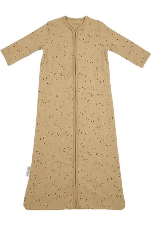 Meyco Baby slaapzak Rib Mini Spot toffee melange Babyslaapzak Stip 70