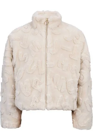Retour Imitatiebont winterjas Nova met all over print Meisjes Polyester Opstaande kraag