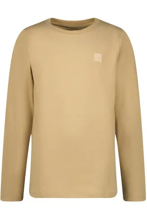 Raizzed Longsleeve Beige Jongens Katoen Ronde hals Effen