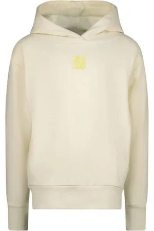 Raizzed Hoodie Valencia met printopdruk Sweater Ecru Printopdruk