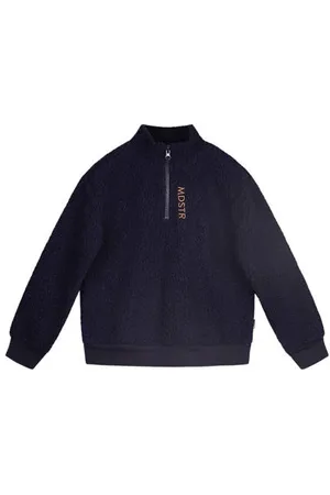 Moodstreet Sweater Sam Teddy Opstaande kraag Effen