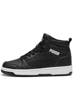 PUMA Rebound V6 Mid sneaker /wit Jongens/Meisjes Imitatieleer