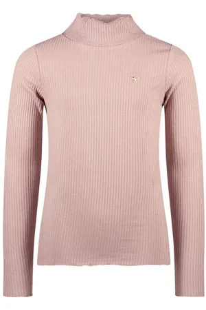 Like Flo Longsleeve Eef Meisjes Viscose Opstaande kraag Effen
