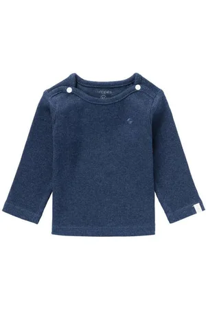 Noppies Baby baby ribgebreide longsleeve Natal met katoen Effen