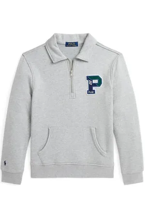 Ralph Lauren Sweater Jongens Katoen Klassieke kraag Effen