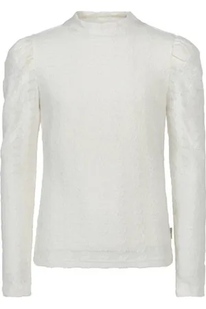 AI&KO Longsleeve Meisjes Katoen Ronde hals Effen