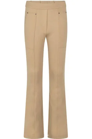 AI&KO Broek Beige Meisjes Viscose Effen