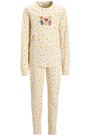 Nous Pyjama Meisjes Katoen Ronde hals Stip