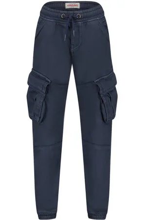 Vingino Tapered fit cargobroek Carlos Jongens Stretchkatoen