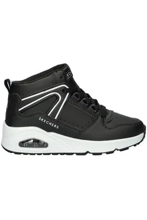 Skechers Uno Street Ryze sneakers zwart Jongens Imitatieleer Meerkleurig