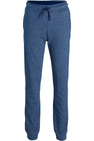Anytime Joggingbroek Riot denimlook blauw Jongens Katoen Effen