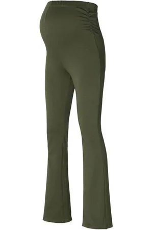 Noppies Maternity high waist flared broek Umea Dames Stretchkatoen