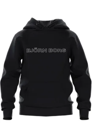 Björn Borg Hoodie met logo Sweater Jongens Katoen Capuchon Logo