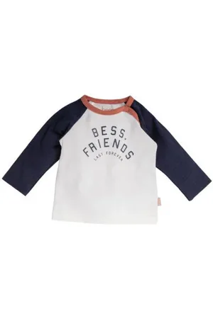 Bess Baby longsleeve Jongens Katoen Ronde hals Meerkleurig