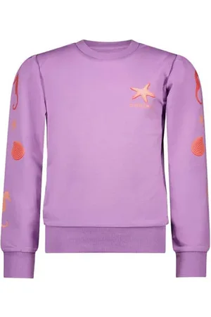 B.Nosy X K3 K3 sweater Scottie met printopdruk Meisjes Stretchkatoen Ronde hals