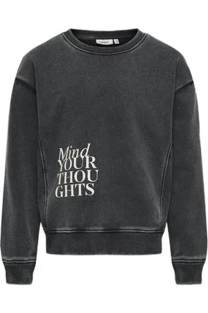 ONLY KIDS GIRL sweater KOGNELLY met backprint Backprint