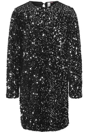 VERO MODA Jurk VMBELLA Meisjes Polyester Ronde hals Effen