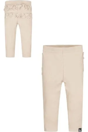 Babystyling Baby broek Meisjes Stretchkatoen Effen
