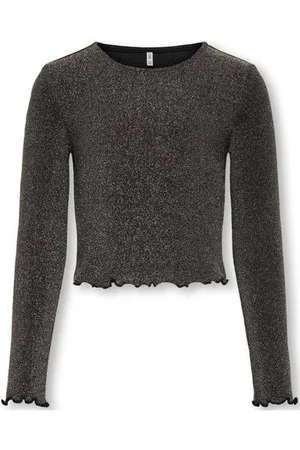 ONLY KIDS GIRL top KOGQUEEN Meisjes Polyamide Ronde hals Effen