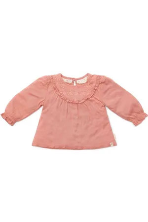 Little Dutch Top Meisjes Viscose Ronde hals Effen