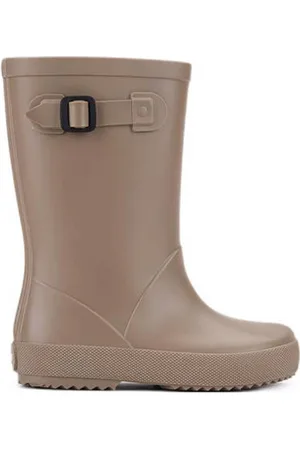 igor Splash regenlaarzen kids Bruin Jongens/Meisjes Rubber Effen