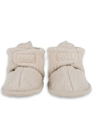 Lodger Baby slofjes fleece Effen